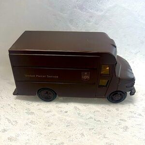 Vintage 1977 Pull Back UPS Delivery Truck Model Toy